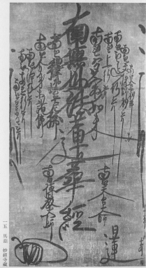 Early Mandala inscribed by Nichiren Shonin