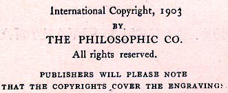 Copyright 1903