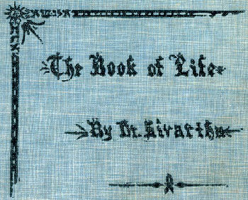 Cover of the Book of Life: 1898