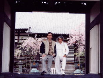 Don and Fellow Pilgrim at the Head Temple